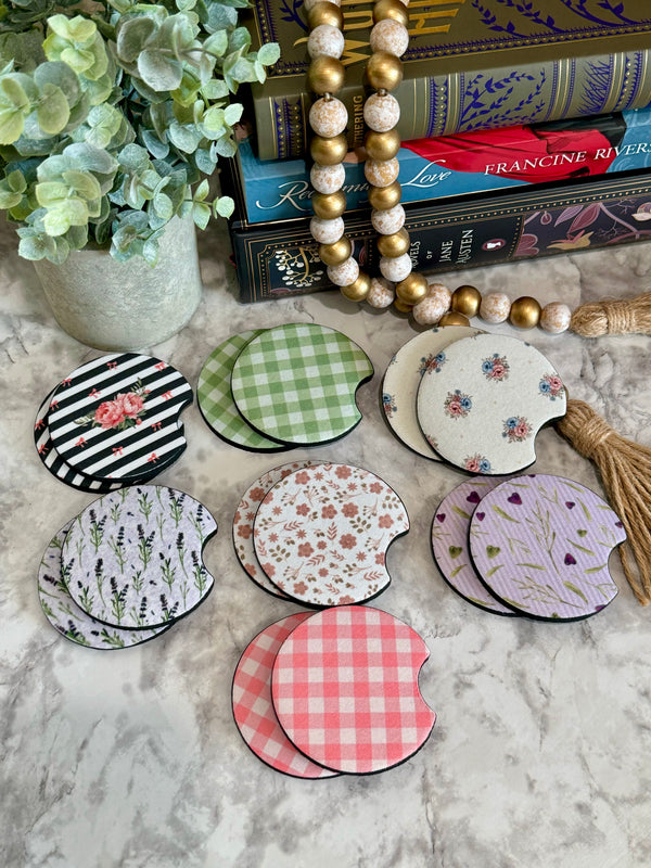 Cottagecore Car Coasters