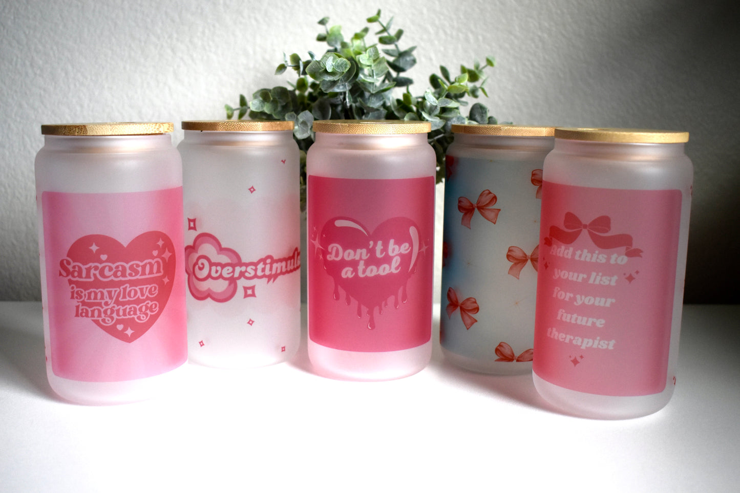 Sassy - 16oz Can Glasses