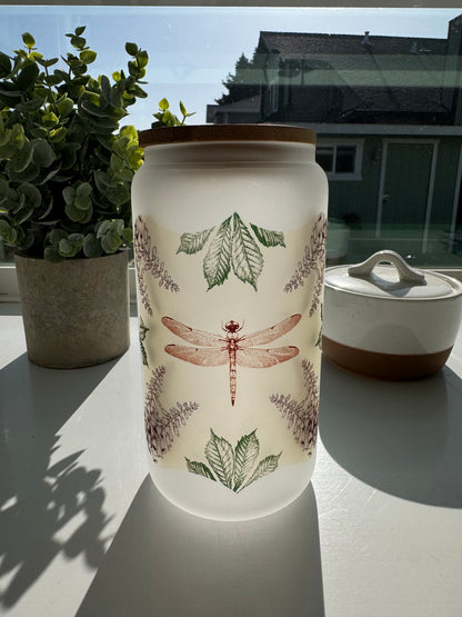 Floral - 16oz Can Glasses