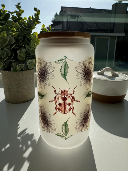 Floral - 16oz Can Glasses