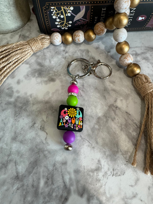 God is Good Keychain
