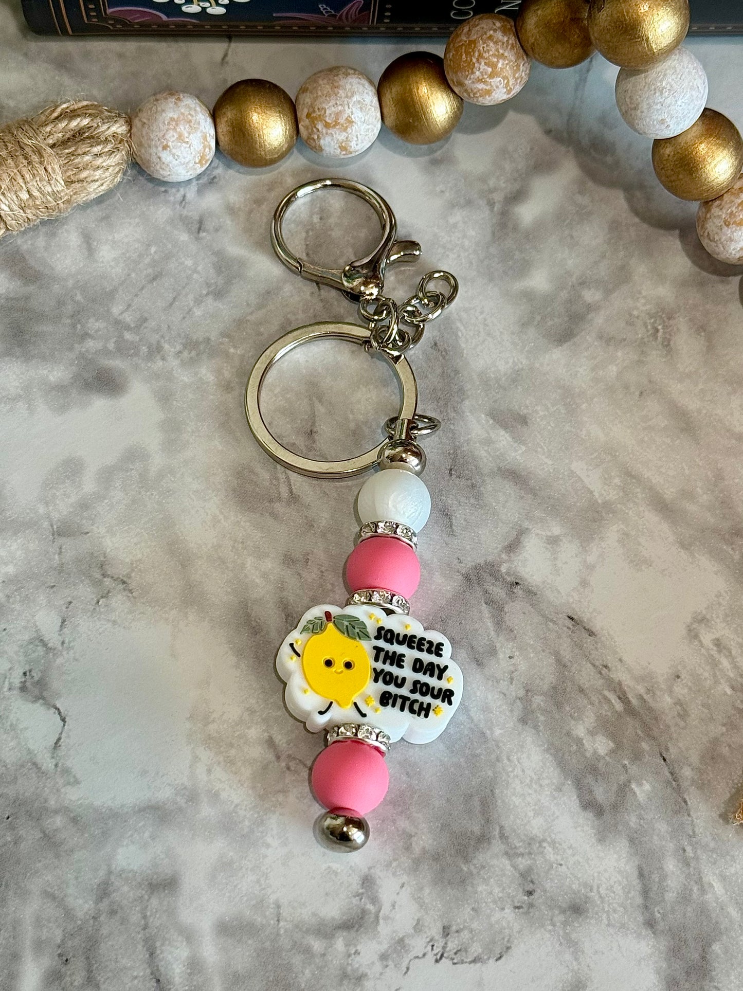 Squeeze the Day Keychain