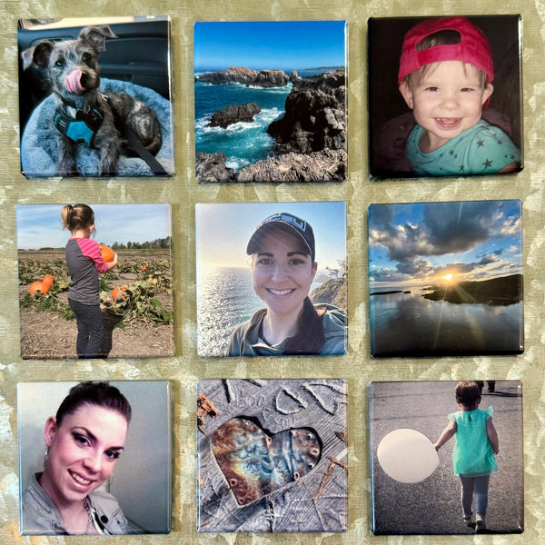 Custom Photo Magnet - Set of 9