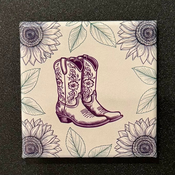 Cowboy Boots Magnet