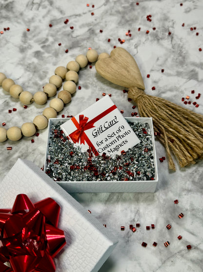 Custom Photo Magnet Gift Card