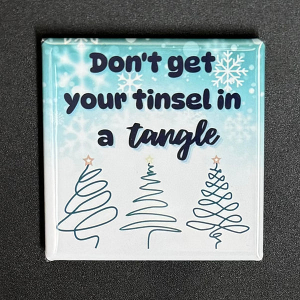 Tangled Tinsel Magnet