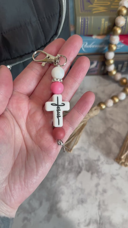 Cross Keychain
