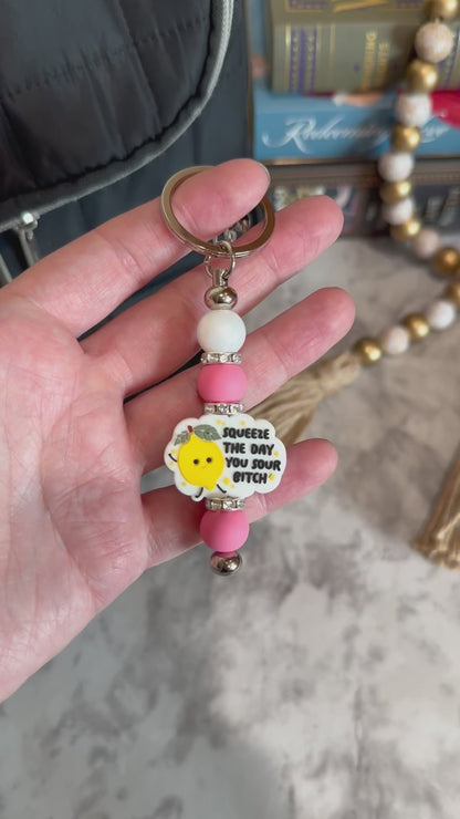 Squeeze the Day Keychain